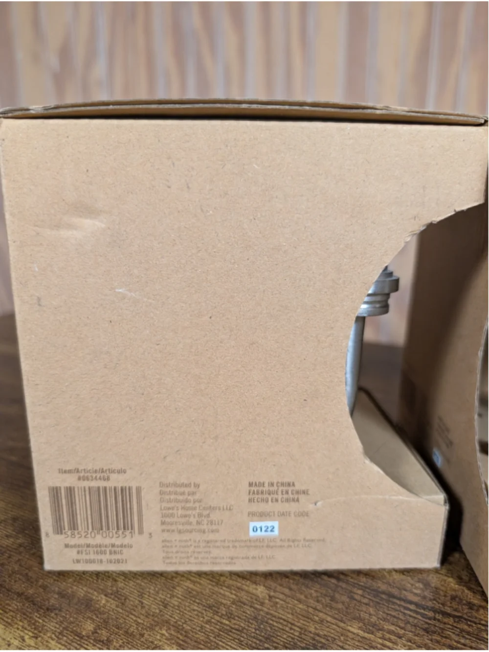 NIB allen + roth Brushed Nickel Curtain Holdbacks (2 Boxed Sets)
